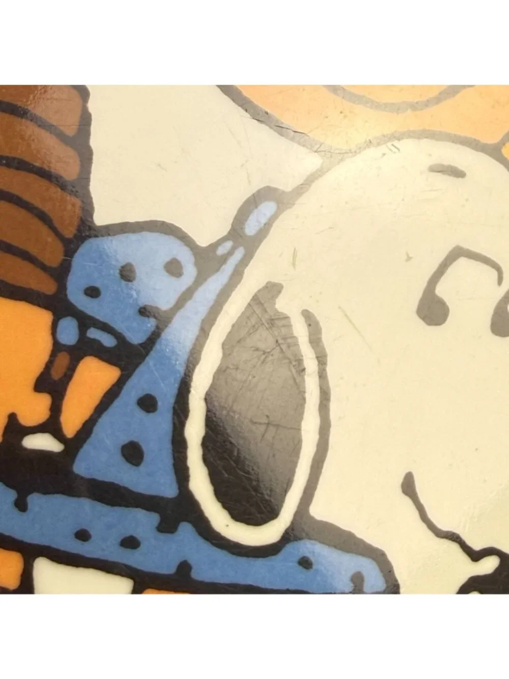 Vintage Snoopy & His Friend Shelina Melamine Tray Peanuts Design